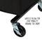 Honey Can Do Black Rolling Shoe Rack & Shoe Rack Cover